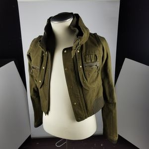 London jeans army style fashion jacket womens M